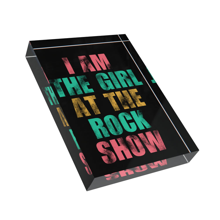 Girl At The Rock Show Photo Block - Fandom-Made