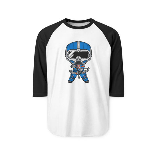 Taskmaster 3/4 Raglan Shirt - Fandom-Made