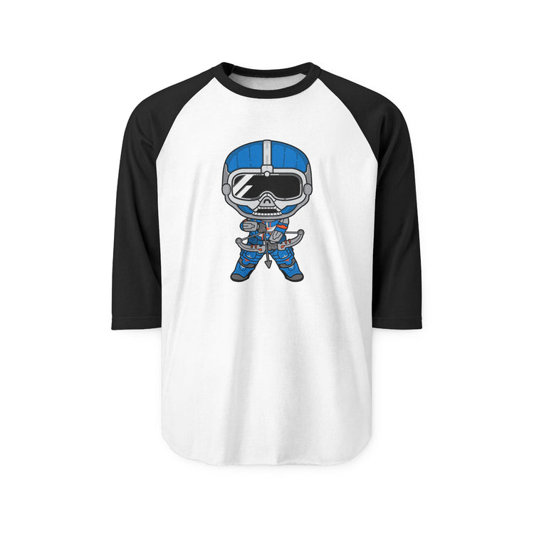 Taskmaster 3/4 Raglan Shirt - Fandom-Made