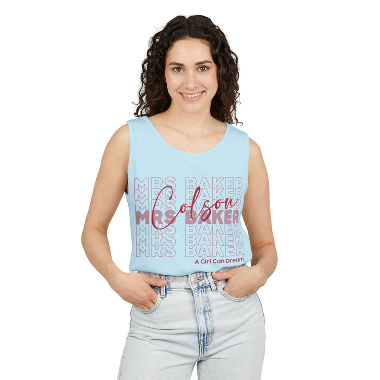 Mrs. Baker Unisex Garment-Dyed Tank Top