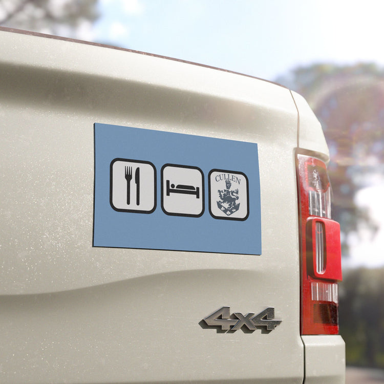 Eat Sleep Cullens Car Magnet - Fandom-Made