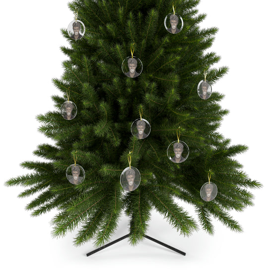 David Bowie Glass Ornaments - Fandom-Made