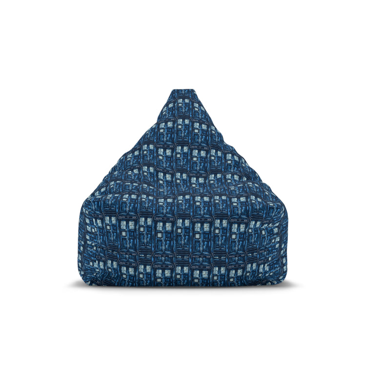 Tardis All-Over-Print Bean Bag Chair Cover - Fandom-Made
