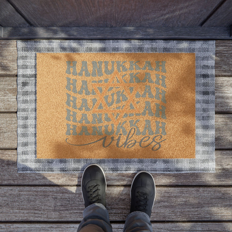 Hanukkah Vibes Doormat - Fandom-Made