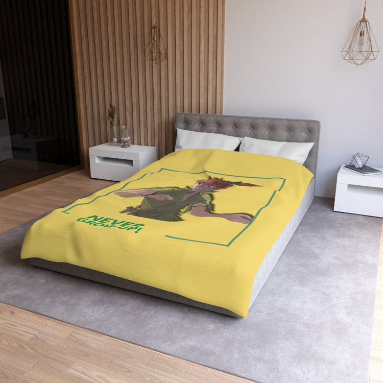 Never Grow Up Duvet Cover - Fandom-Made