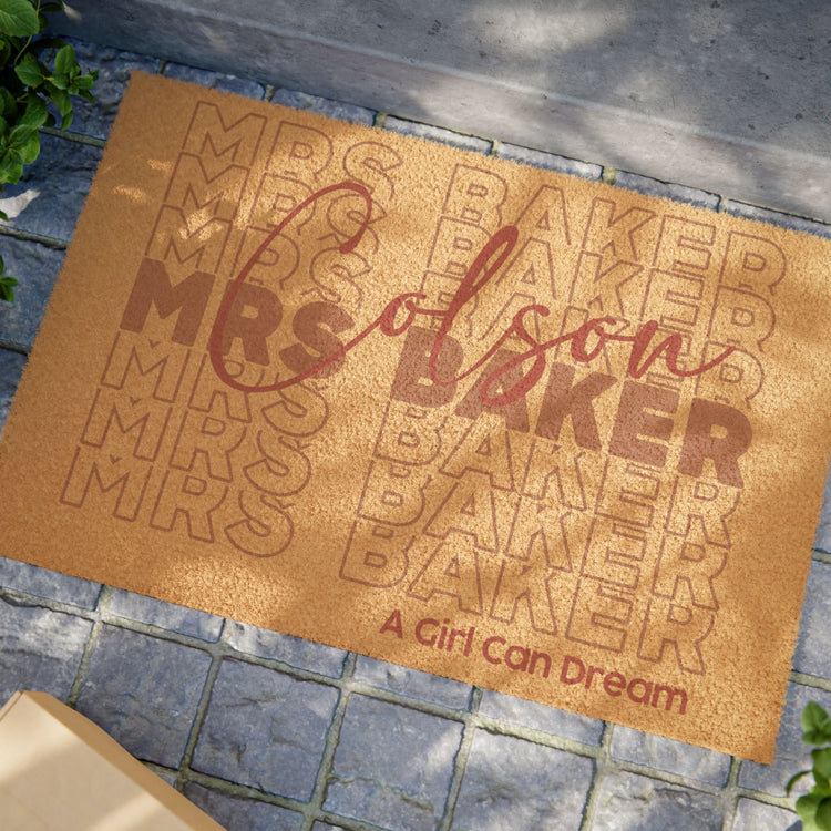 Mrs. Baker Doormat