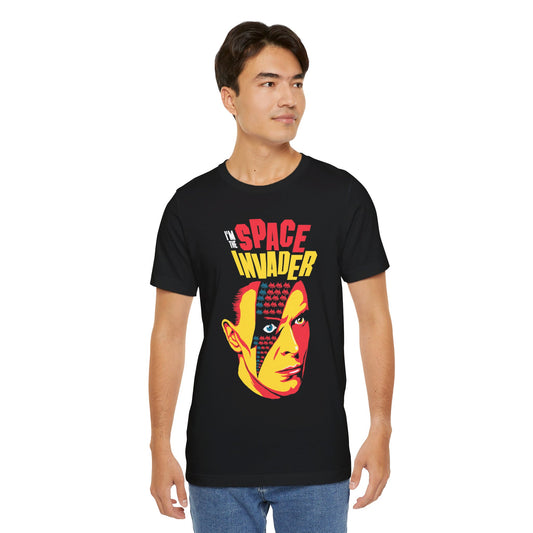 Bowie Space Invader Unisex T-Shirt - Fandom-Made