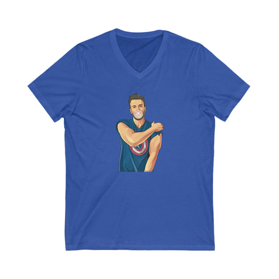 Chris Evans V-Neck T-Shirt - Fandom-Made