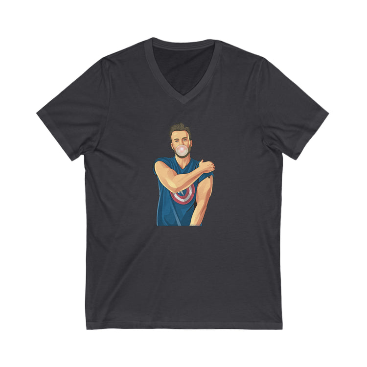 Chris Evans V-Neck T-Shirt - Fandom-Made