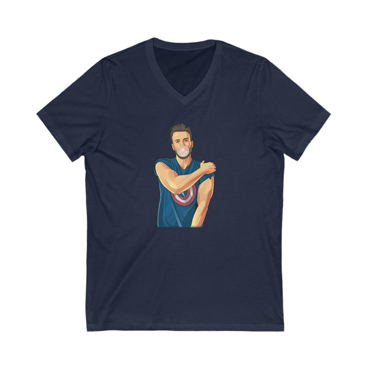 Chris Evans V-Neck T-Shirt - Fandom-Made