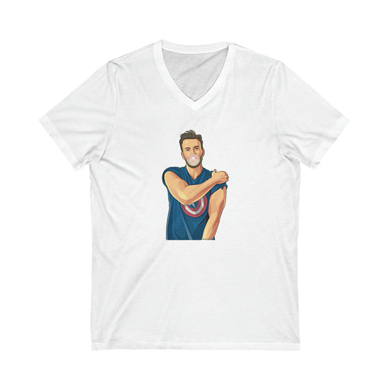 Chris Evans V-Neck T-Shirt - Fandom-Made