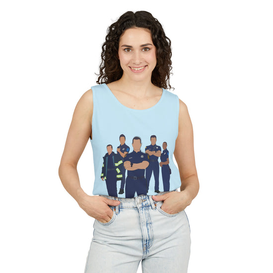 9-1-1 Group Tank Top - Fandom-Made