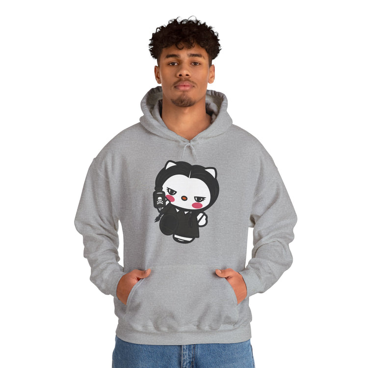 Wednesday Kitty Hoodie - Fandom-Made