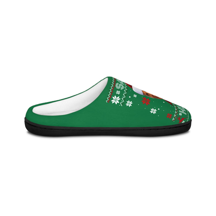 Santa Klaus Women's Slippers - Fandom-Made