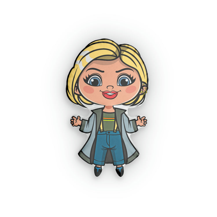 The 13th Doctor Shaped Pillows - Fandom-Made