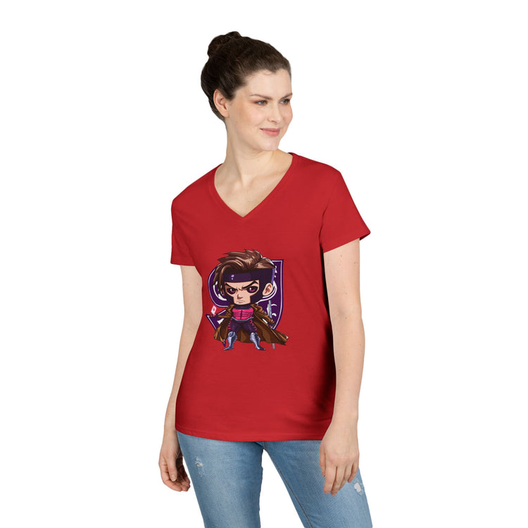 Gambit V-Neck T-Shirt - Fandom-Made