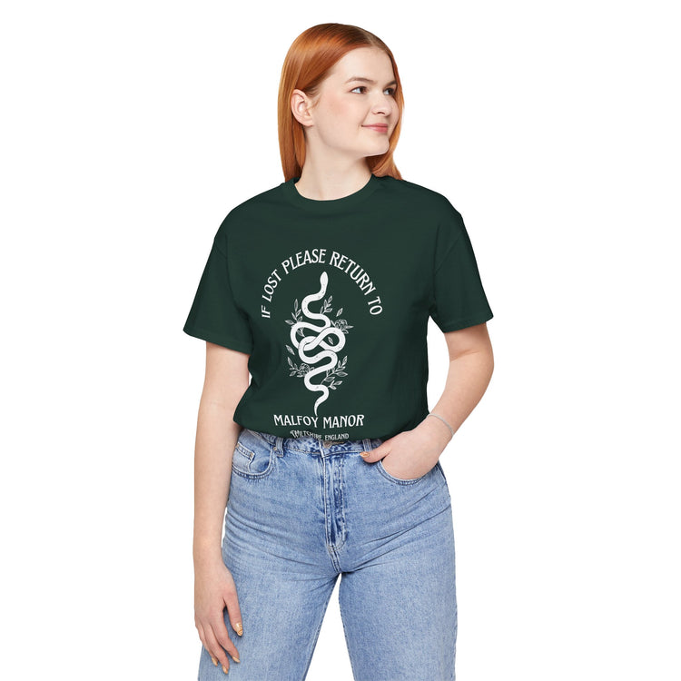 If Lost Return To Malfoy Manor T-Shirt - Fandom-Made