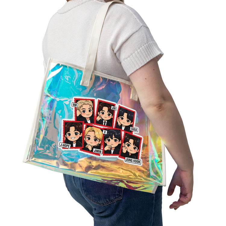 Group Effort Holographic Tote Bag
