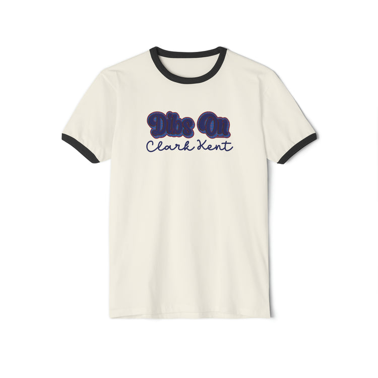 Dibs On Clark Kent Ringer T-Shirt - Fandom-Made