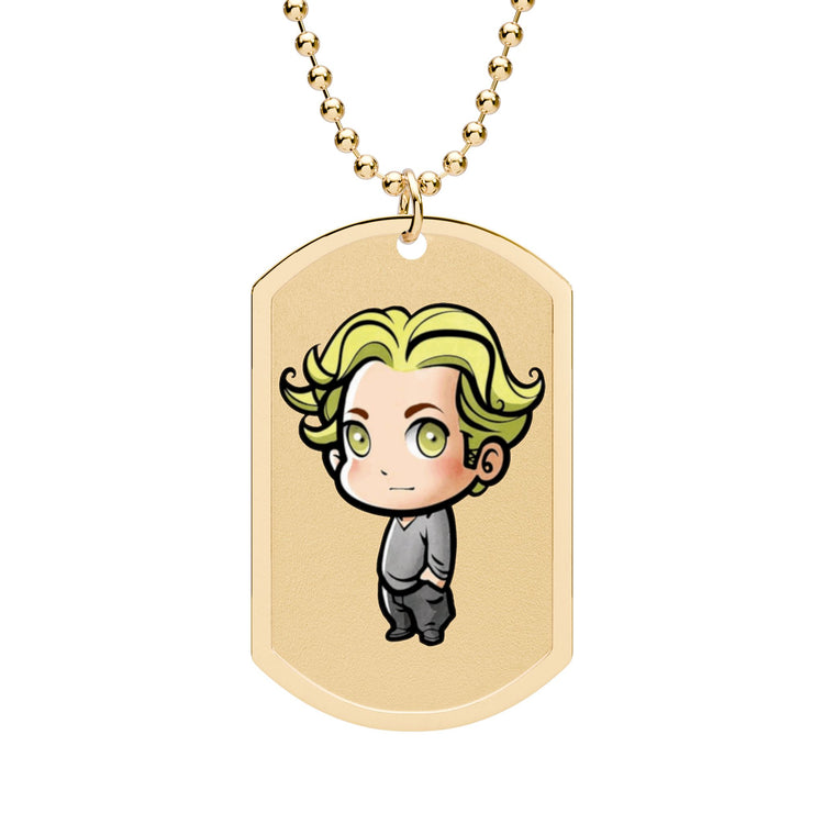 Jasper Dog Tag with Chain