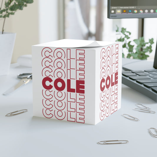 Cole Note Cube - Fandom-Made
