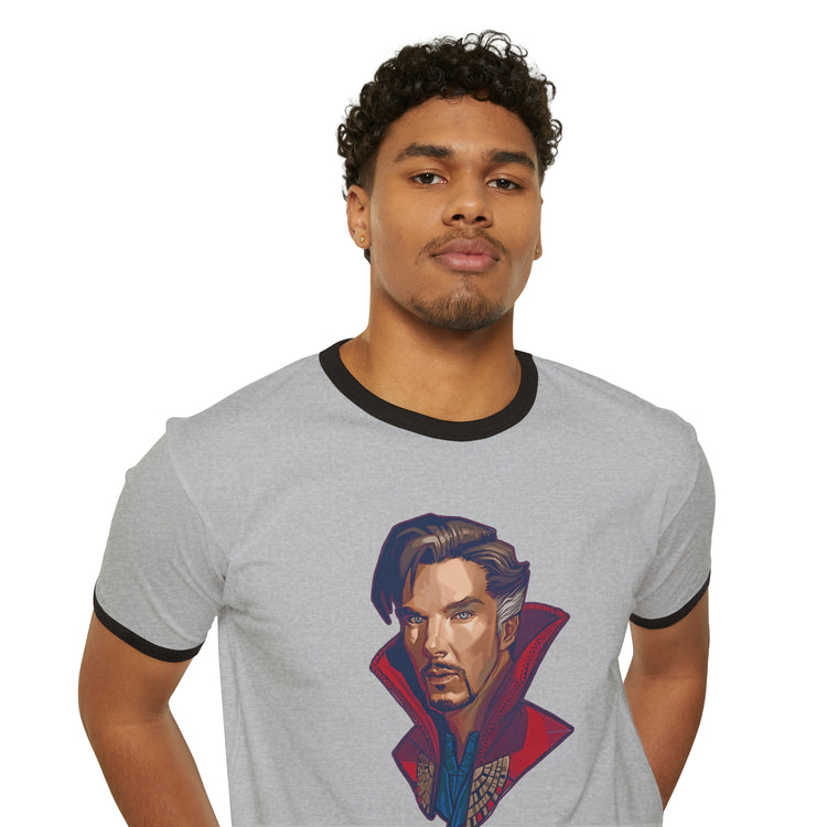 Stephen Strange Unisex Cotton Ringer T-Shirt - Fandom-Made