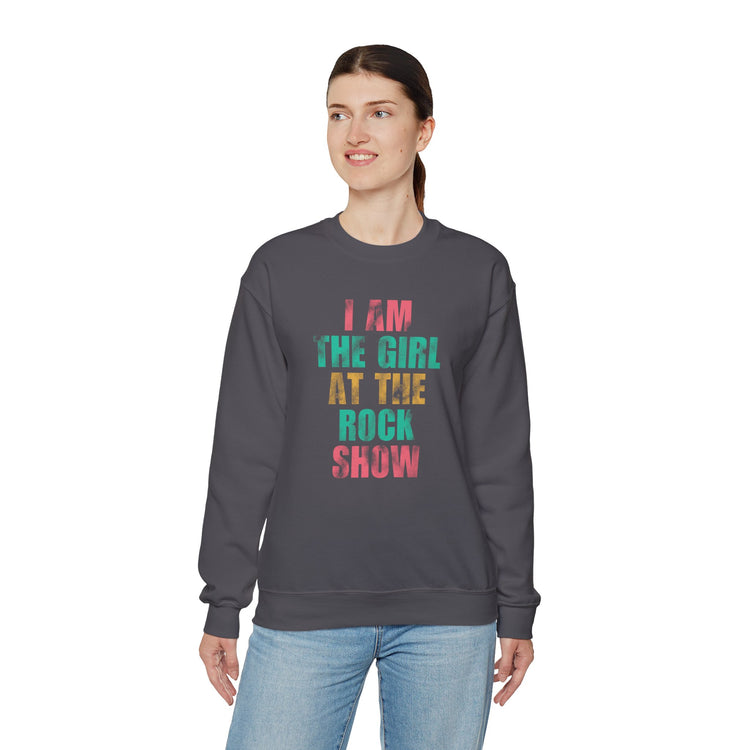 Girl At The Rock Show Sweatshirt - Fandom-Made