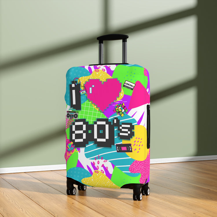 I Love The 80s Luggage Cover - Fandom-Made