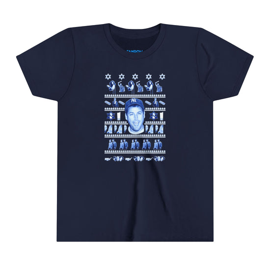 Adam Sandler Ugly Hanukkah Youth Tee - Fandom-Made