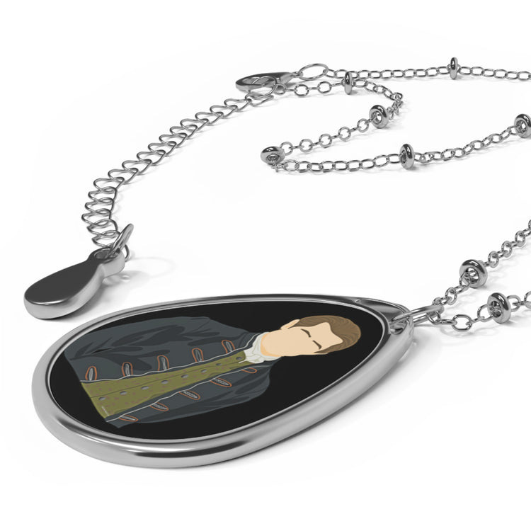 Lord John Grey Oval Necklace - Fandom-Made