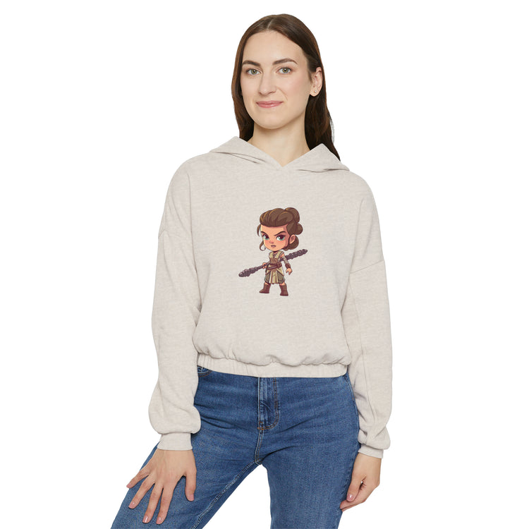 Rey Skywalker Women's Cinched Bottom Hoodie - Fandom-Made