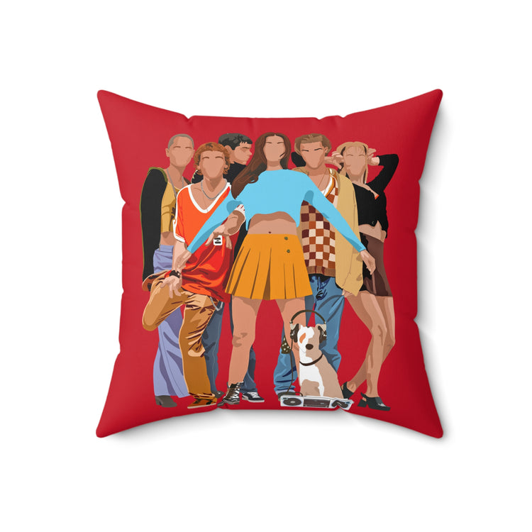 Empire Records Group Square Pillow - Fandom-Made