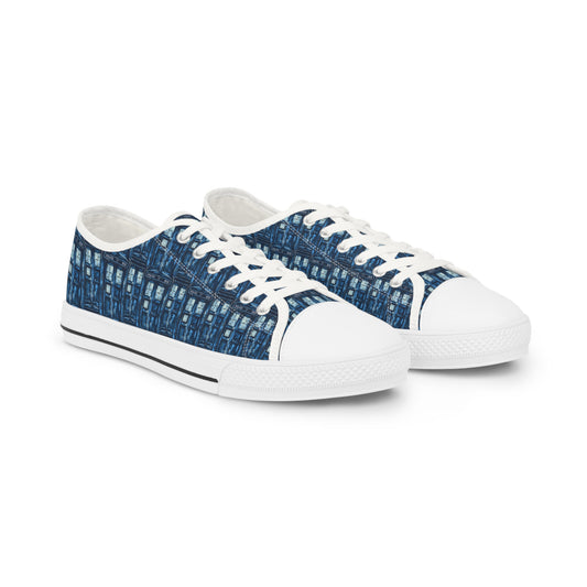 Tardis All-Over Print Men's Sneakers - Fandom-Made