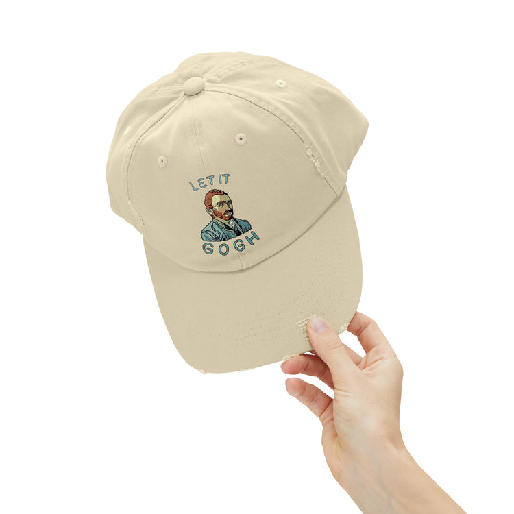 Let it Gogh Distressed Cap - Fandom-Made