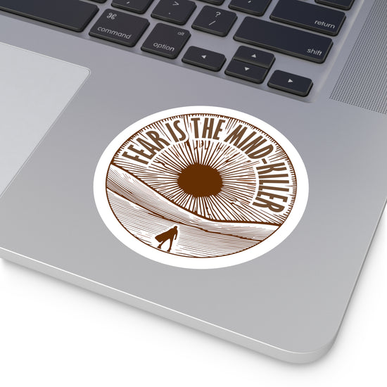 Fear Is The Mind-Killer Round Vinyl Stickers - Fandom-Made