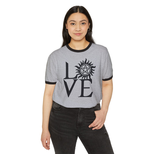 Supernatural Love Ringer T-Shirt - Fandom-Made