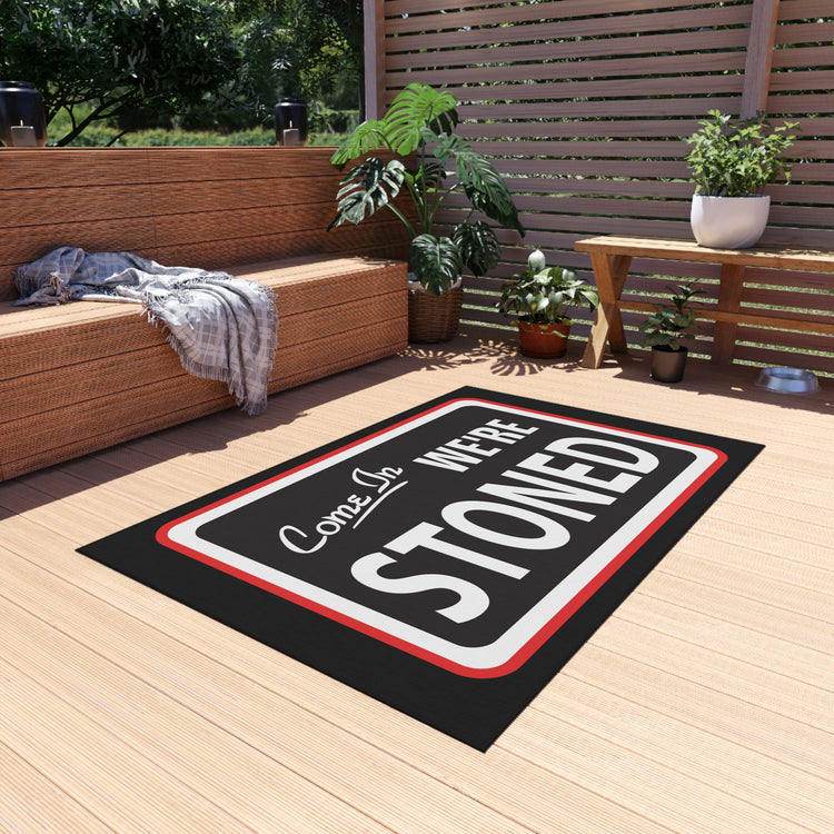 Come In We're... Outdoor Rug - Fandom-Made