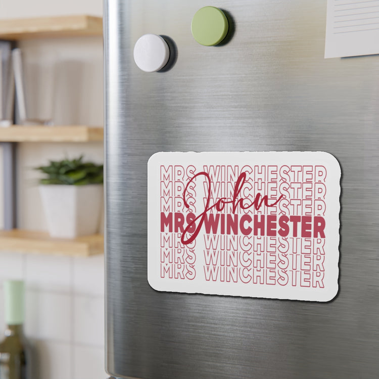 Mrs. John Winchester Die-Cut Magnet