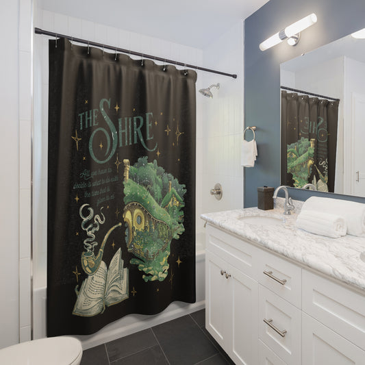 The Shire Shower Curtain - Fandom-Made