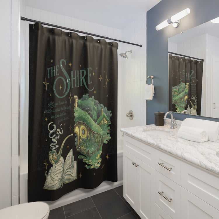 The Shire Shower Curtain - Fandom-Made