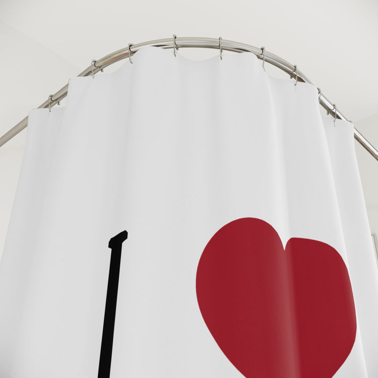 I Love Supernatural Shower Curtain - Fandom-Made