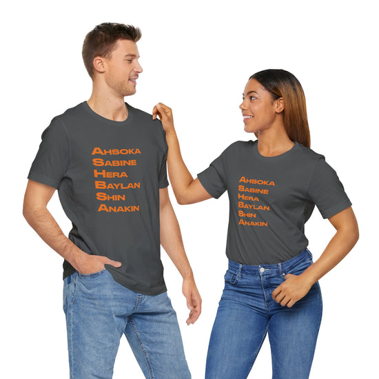 Ahsoka Names Unisex T-Shirt - Fandom-Made