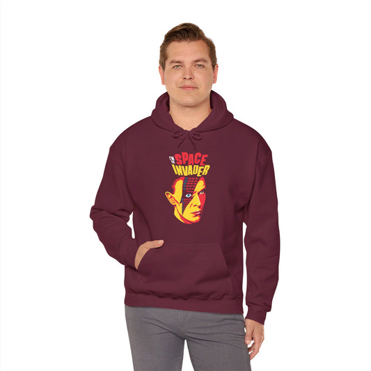 David Bowie Space Invader Hoodie - Fandom-Made