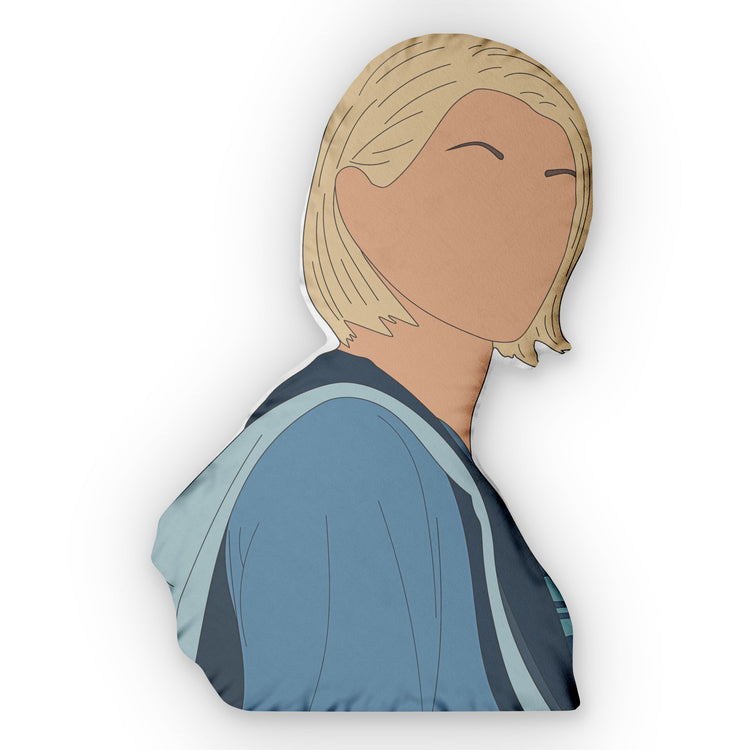 The 13th Doctor-Shaped Pillow - Fandom-Made