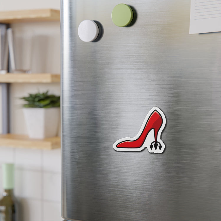 Devil Heel Die-Cut Magnet - Fandom-Made