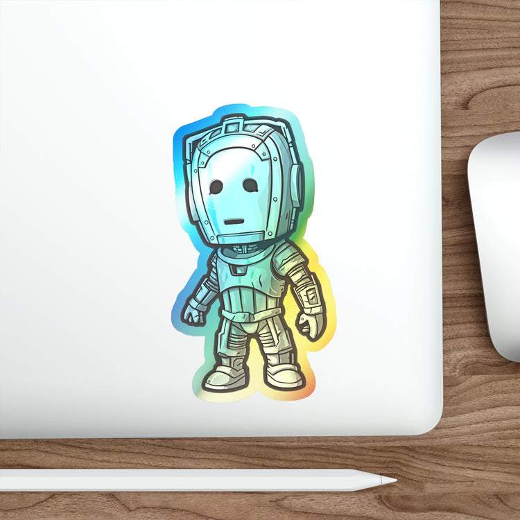 Cybermen Holographic Sticker - Fandom-Made
