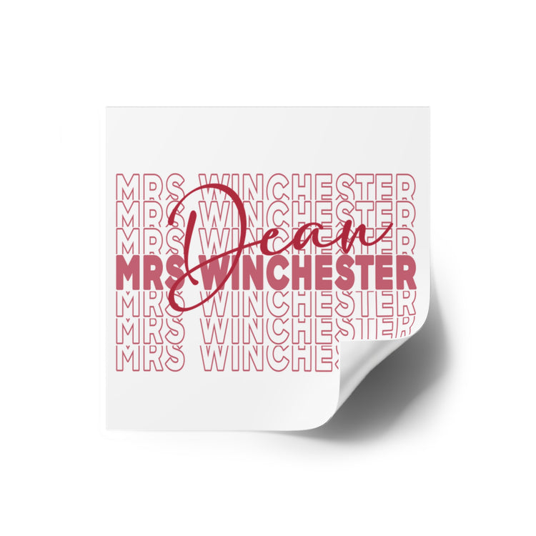 Mrs. Dean Winchester Square Sticker - Fandom-Made