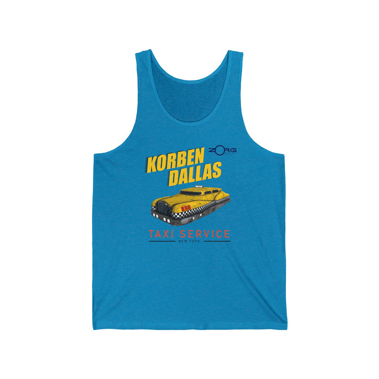 Korben Dallas Taxi Service Tank Top - Fandom-Made