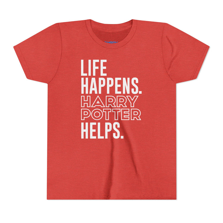 Life Happens Harry Potter Helps Youth Tee - Fandom-Made