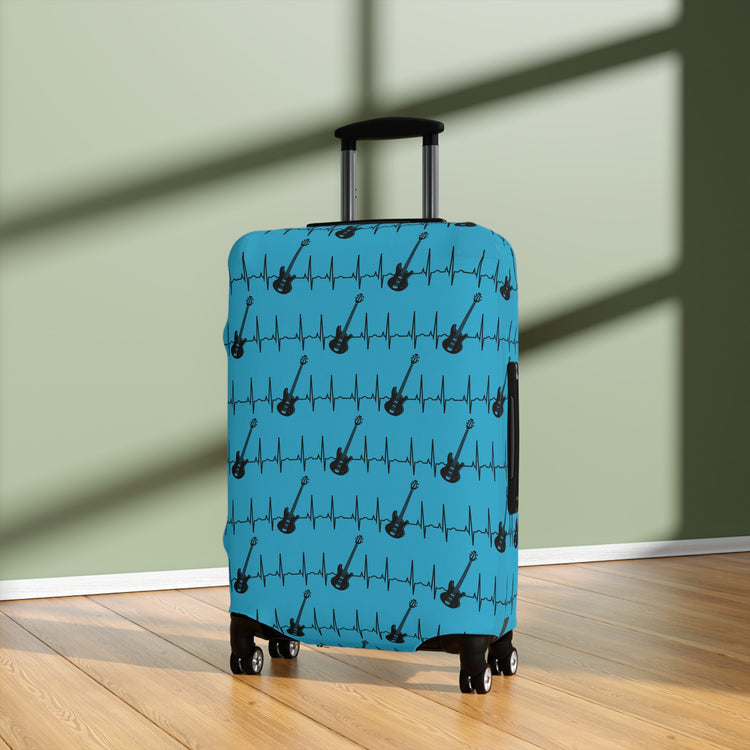 My Heart Beats For Bass Players Luggage Cover - Fandom-Made
